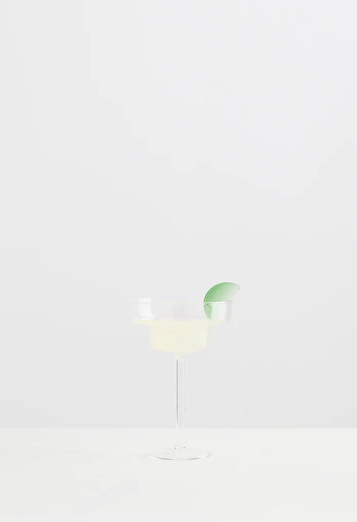 1 Margarita Glass - Clear/Green - Image 3