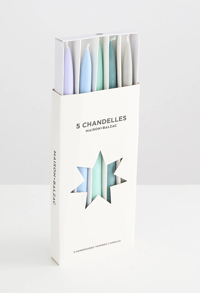 5 Chandelles Tapered Candles - Winter - Image 4