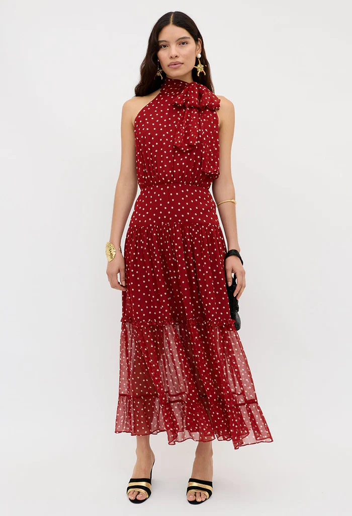 Abi Dress - Layla Dot Red - Image 4