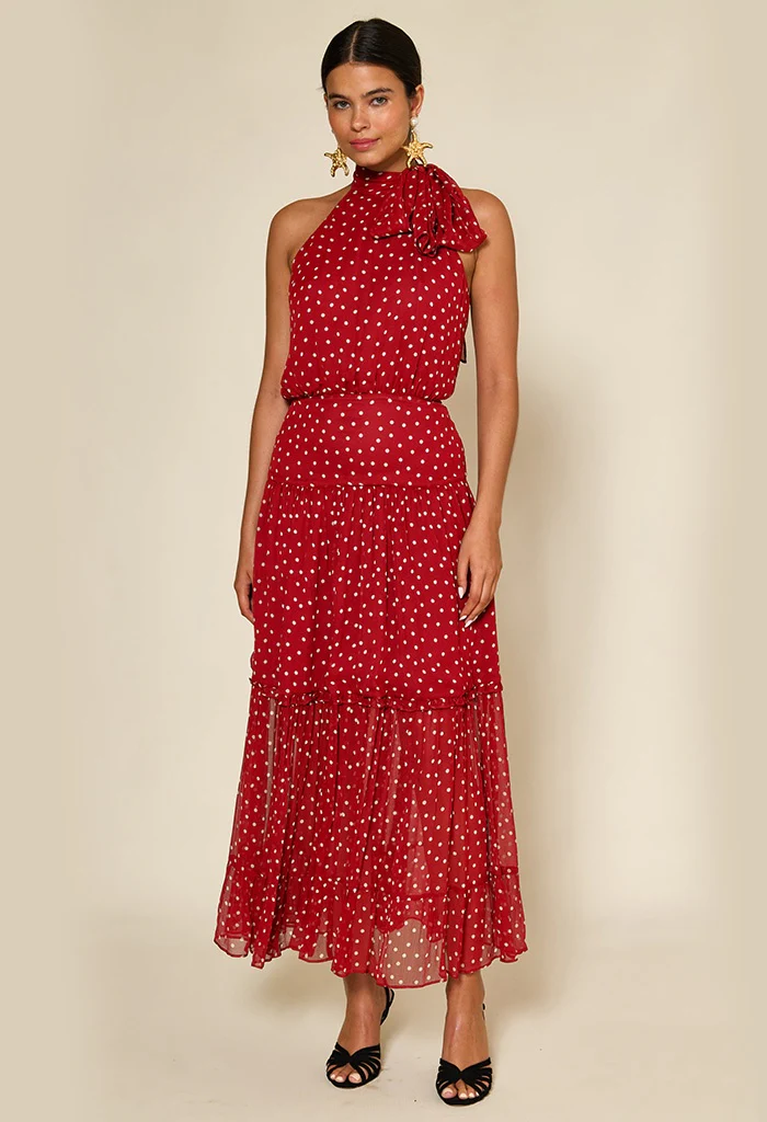 Abi Dress - Layla Dot Red - Image 6