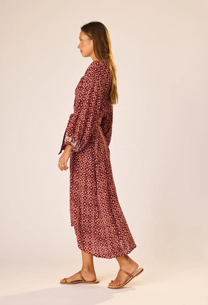 Alex Midi W/ Sash - Mosaic Spice - Image 5