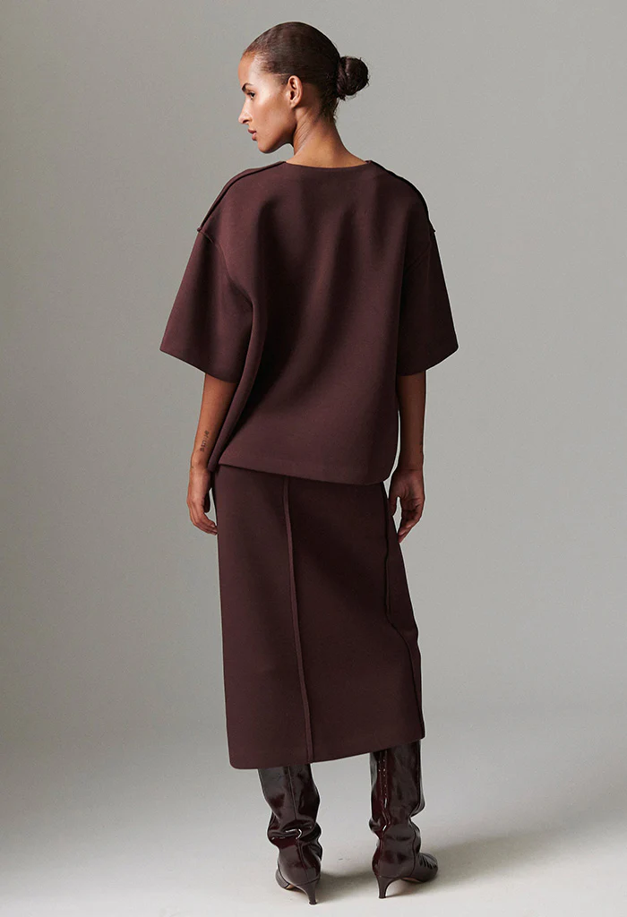 Amalie Top - Chocolate Plum - Image 7