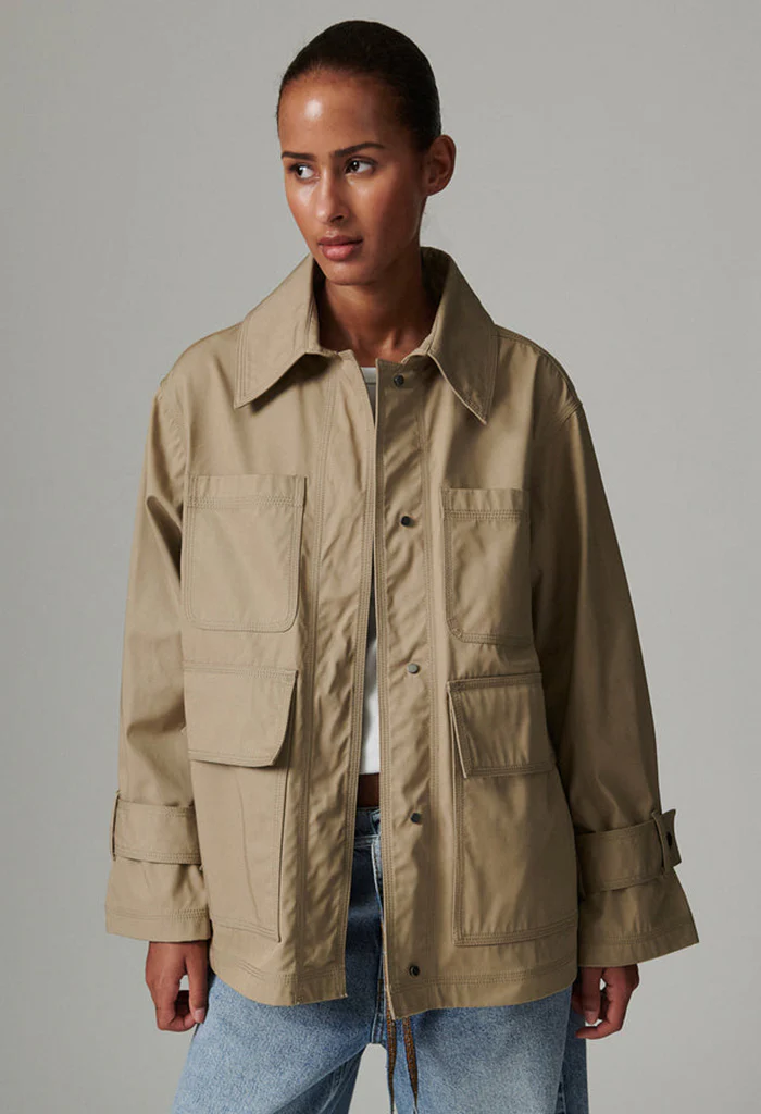 Amira Heavy Cotton Jacket - Chinchilla - Image 6