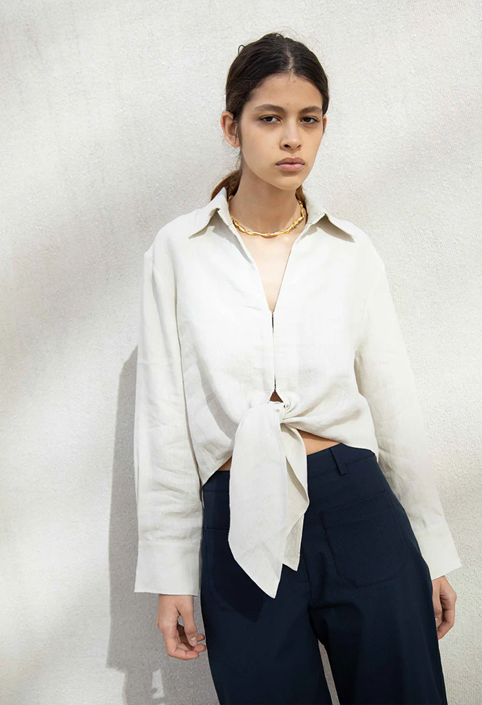 Anabela Shirt - Ivory - Image 12