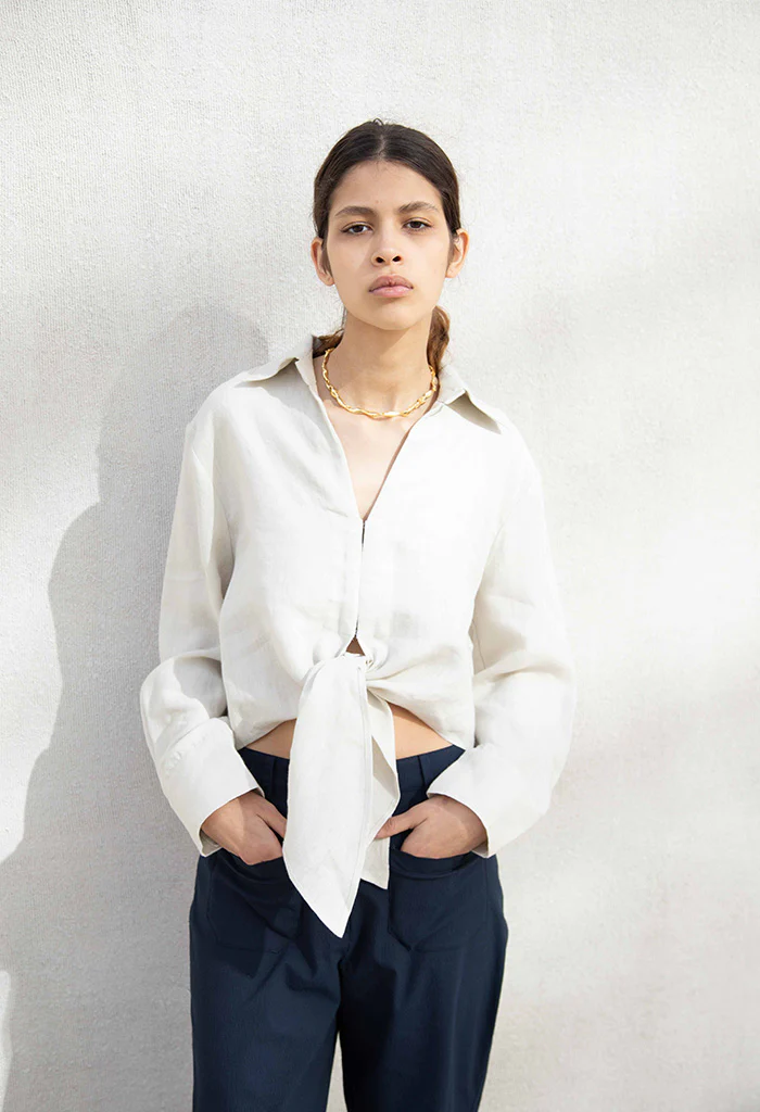 Anabela Shirt - Ivory - Image 7