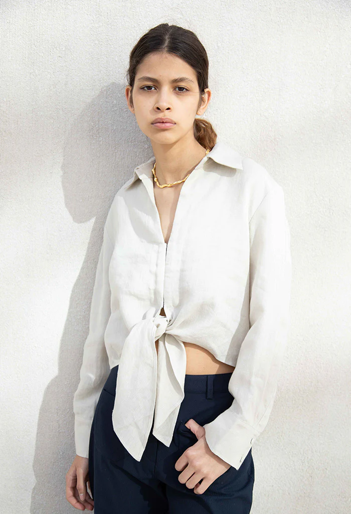 Anabela Shirt - Ivory - Image 8