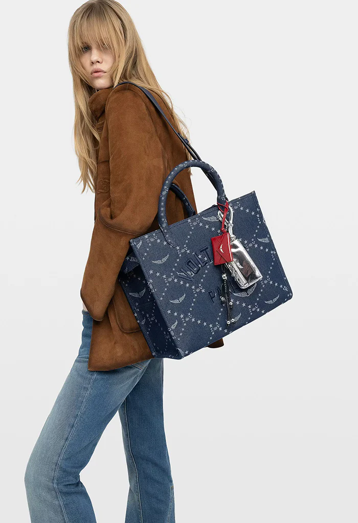 Angel Tote Denim Monogram - Silent - Image 2