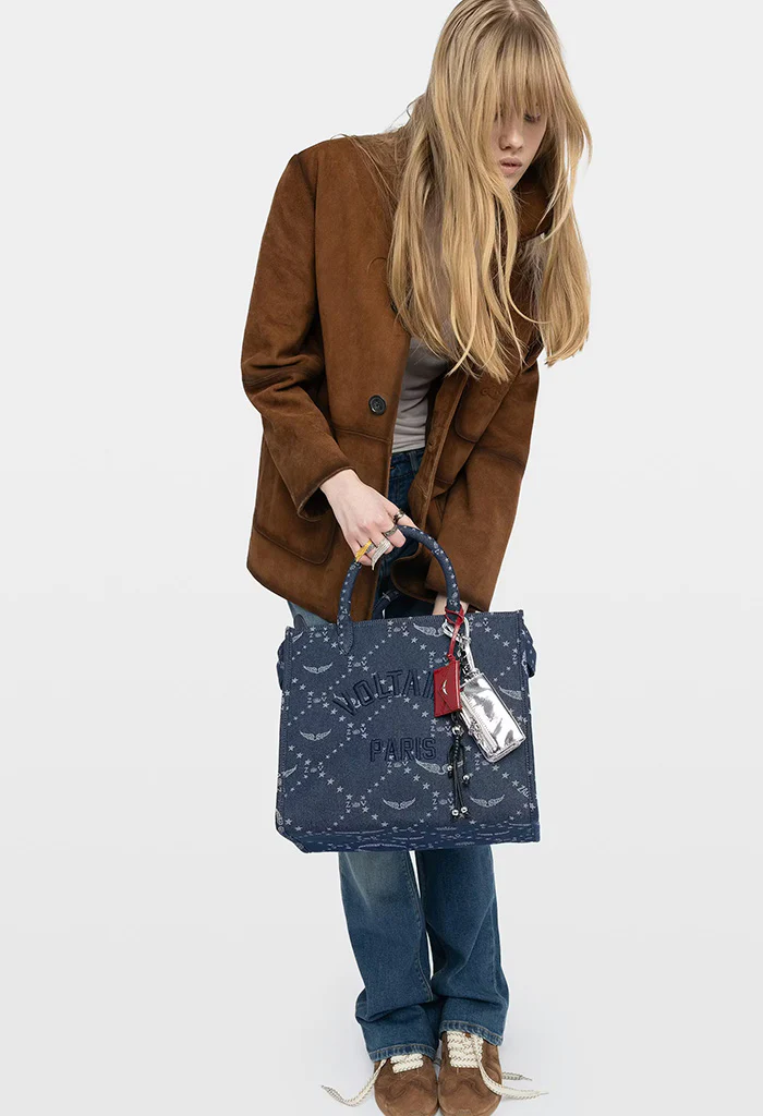 Angel Tote Denim Monogram - Silent - Image 3