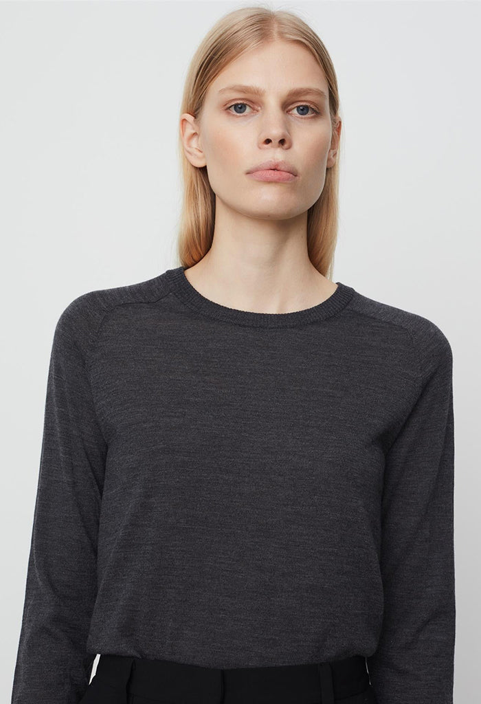 Annabelle Knit - Dark Grey Melange - Image 4