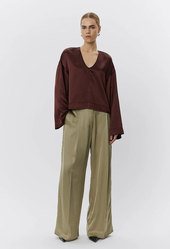 Arkin Blouse - Bitter Chocolate - Image 2