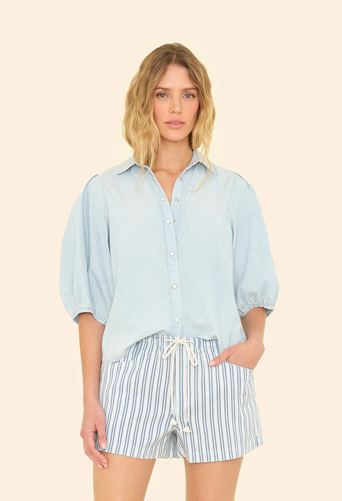Audrey Shirt - Air Blue - Image 4