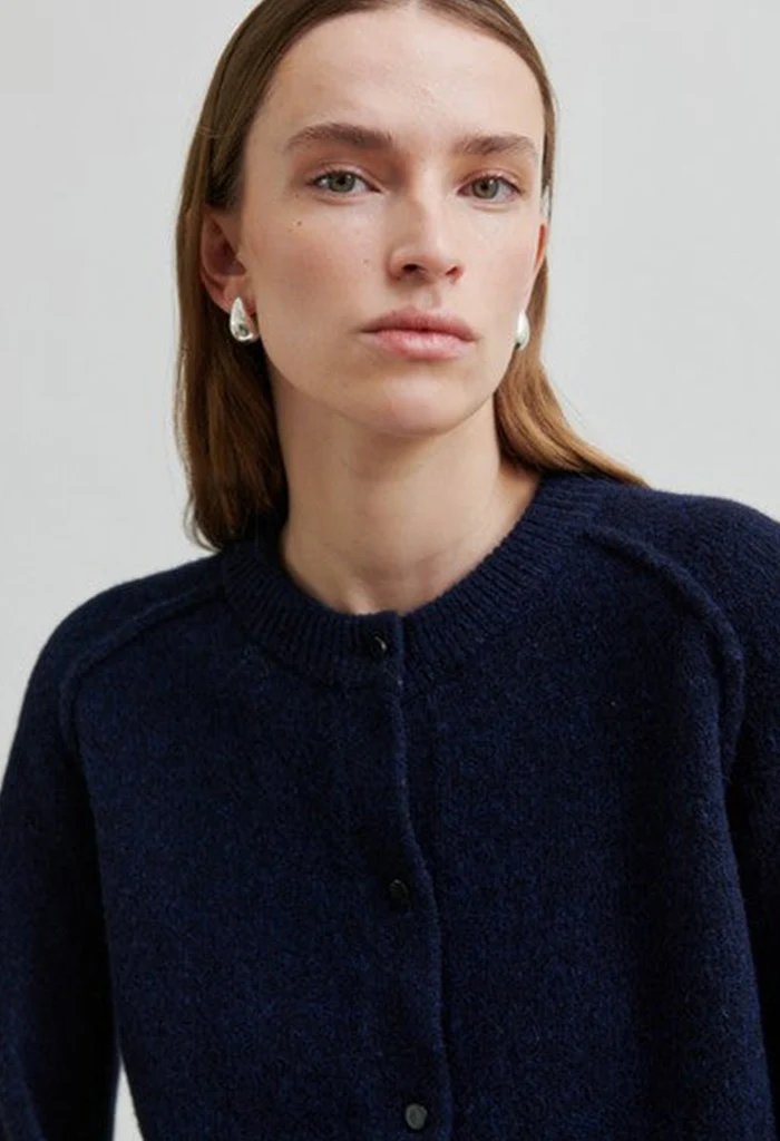 Banja Knit Raglan Cardigan - Carbon - Image 4