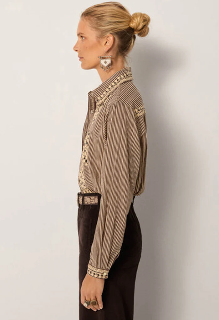 Bebo Blouse - Cohiba Tobbaco - Image 4