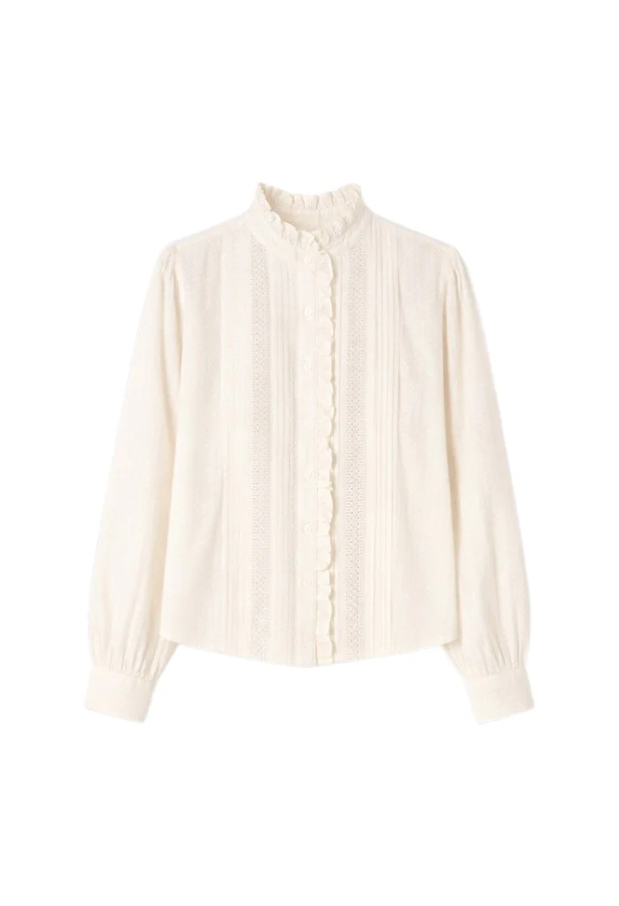 Bella Blouse - Pearl