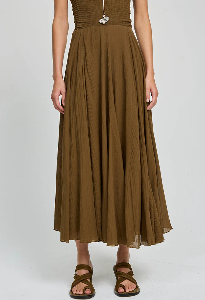 Bella Skirt - Khaki - Image 3