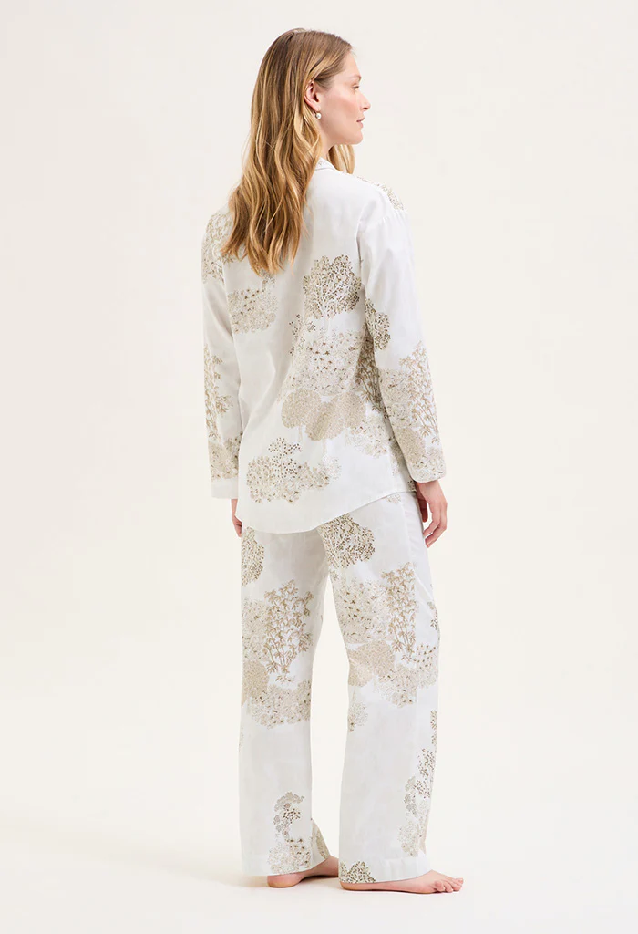 Paysages Blanc Long Sleeve Pyjama - Image 5