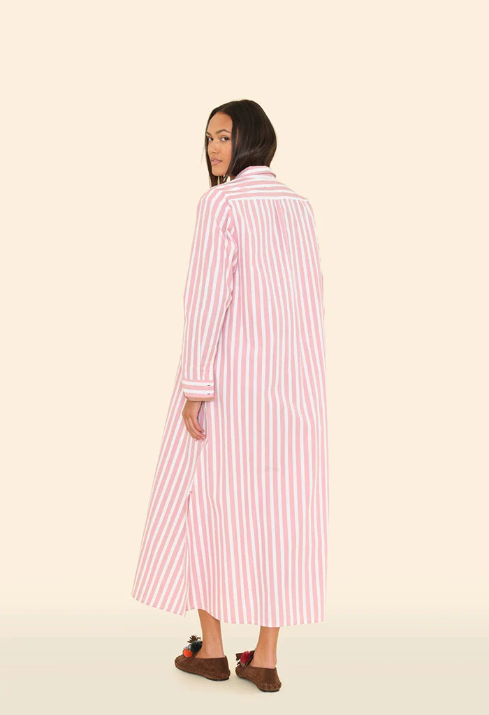 Boden Dress - Rosebud Stripe - Image 3