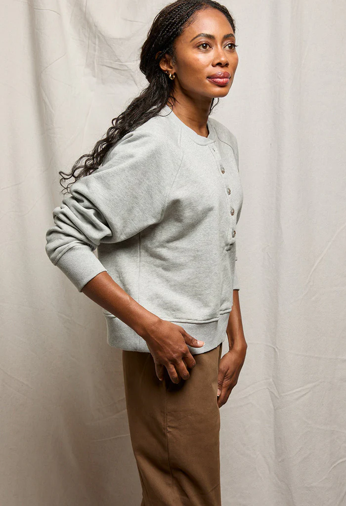 Bowen Sweatshirt - Medium Heather Grey - Image 2