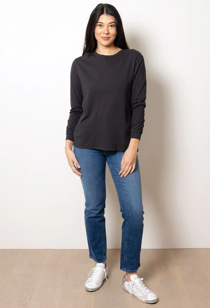 Bowie Long Sleeve T-Shirt - Vintage Black - Image 3