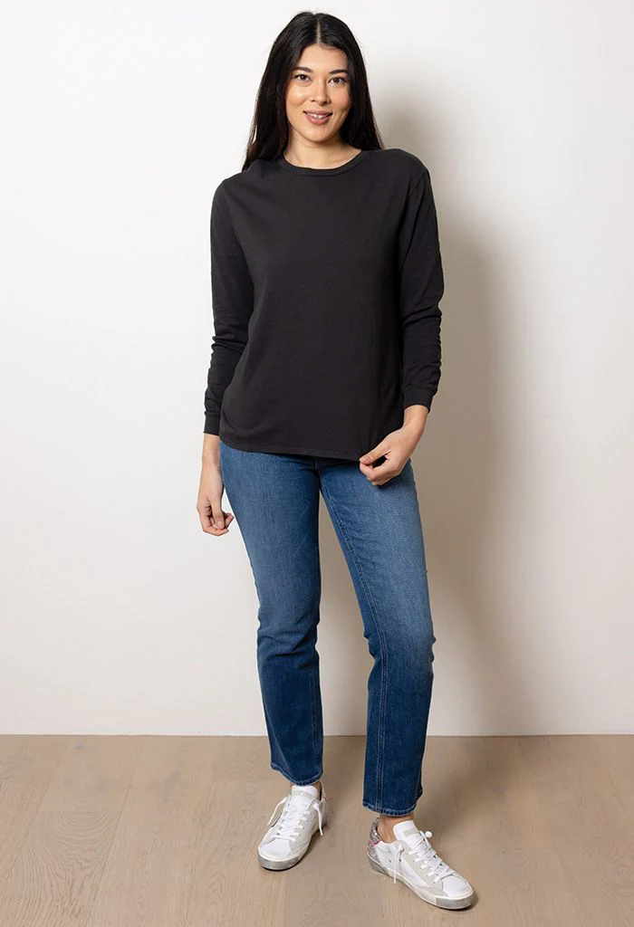 Bowie Long Sleeve T-Shirt - Vintage Black - Image 4