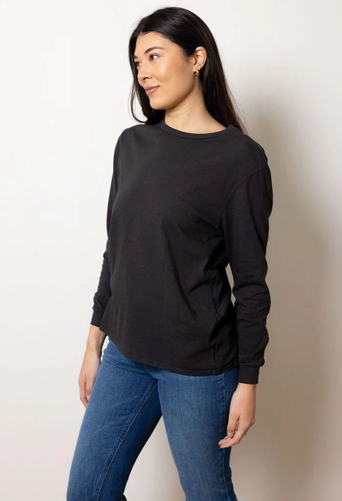 Bowie Long Sleeve T-Shirt - Vintage Black - Image 5