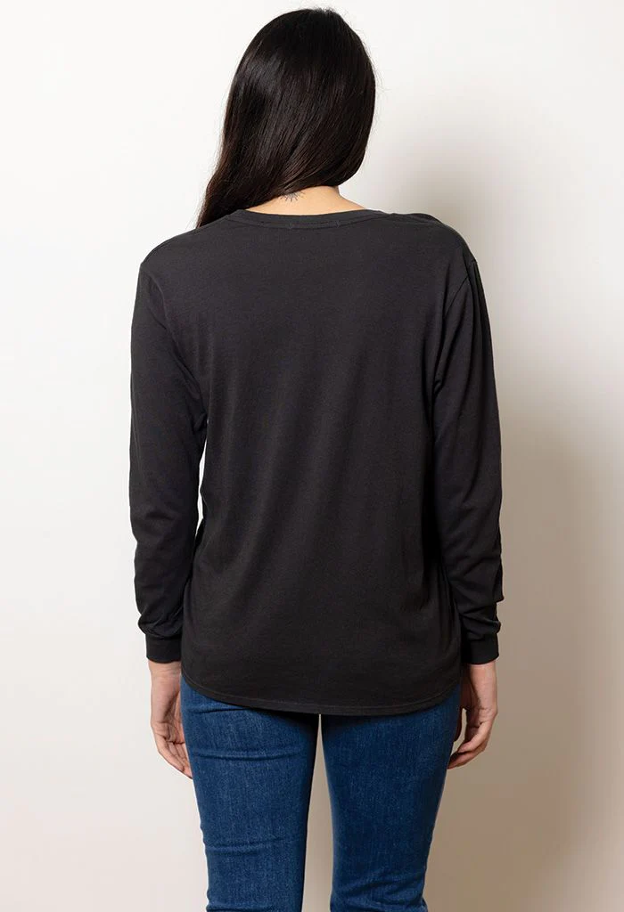 Bowie Long Sleeve T-Shirt - Vintage Black - Image 6