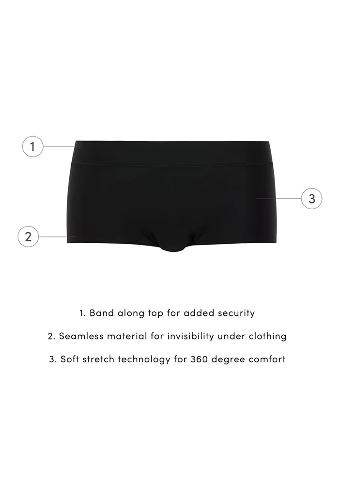 Boyshort - Black - Image 4