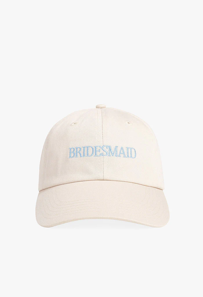 Bridesmaid Heart Baseball Hat - Cream - Image 6