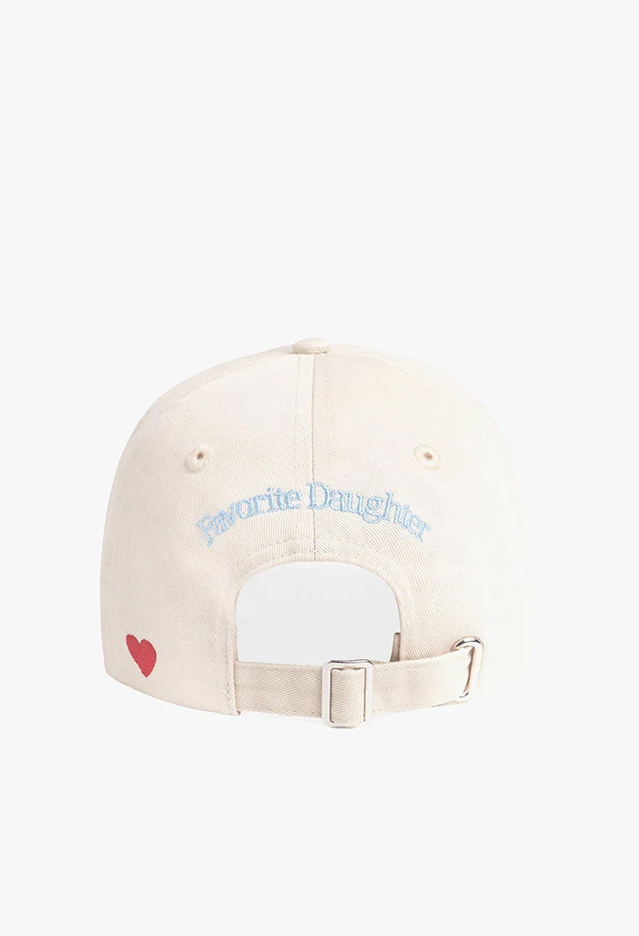 Bridesmaid Heart Baseball Hat - Cream - Image 8