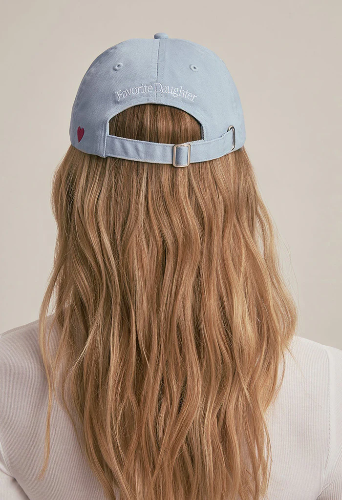 Bridesmaid Heart Baseball Hat - Light Blue - Image 5