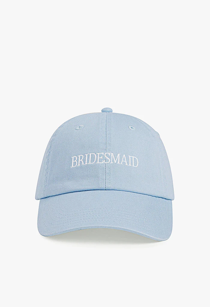 Bridesmaid Heart Baseball Hat - Light Blue - Image 6