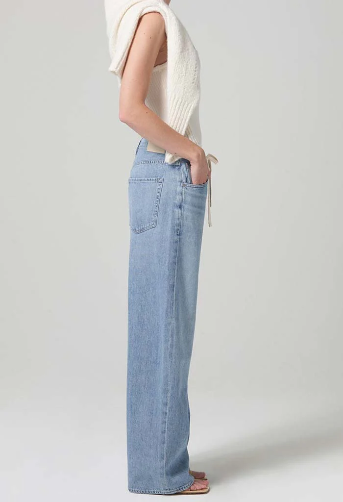 Brynn Drawstring Trouser - Blue Lace - Image 5