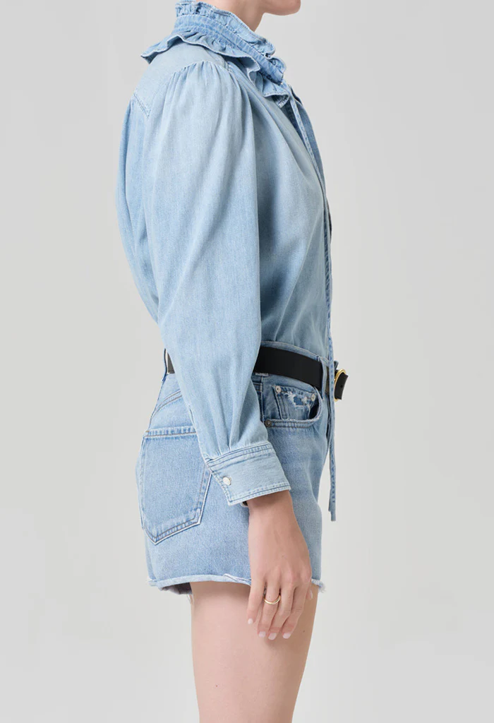 Calista Frill Collar Shirt - Skylar - Image 5