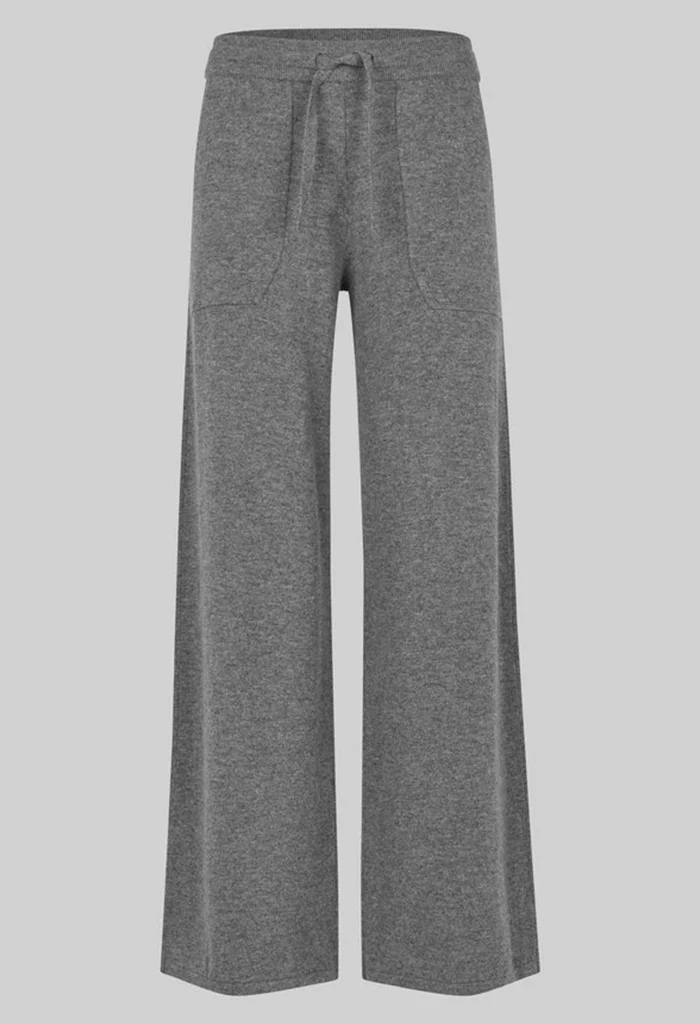 Calm Knit Pants - Grey Mélange - Image 7