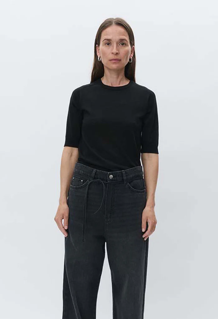 Carolina Knit Top - Black - Image 3