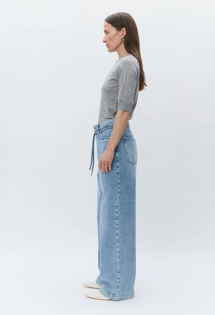 Carolina Knit Top - Medium Grey Melange - Image 5