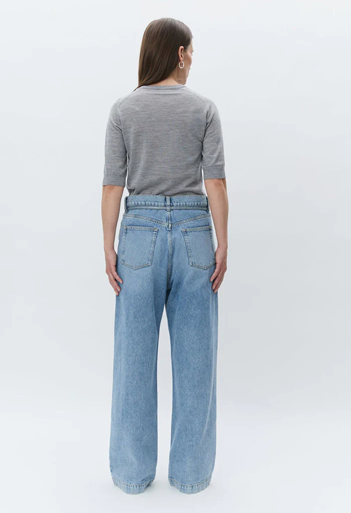 Carolina Knit Top - Medium Grey Melange - Image 6