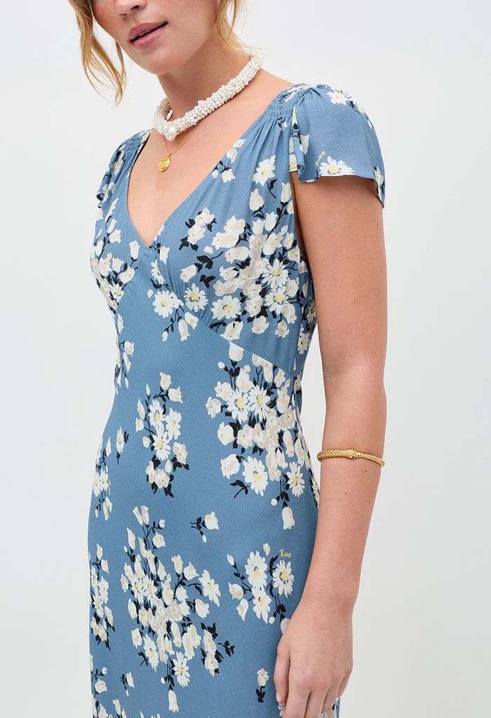 Cathy Dress - Amelia Bouquet Blue - Image 3