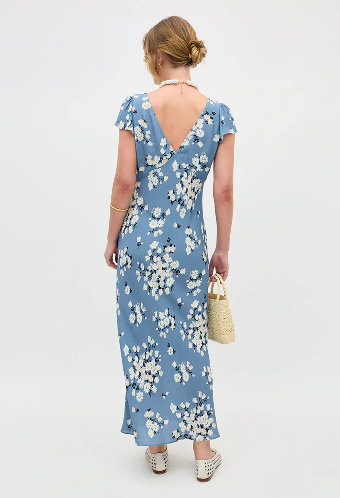 Cathy Dress - Amelia Bouquet Blue - Image 5