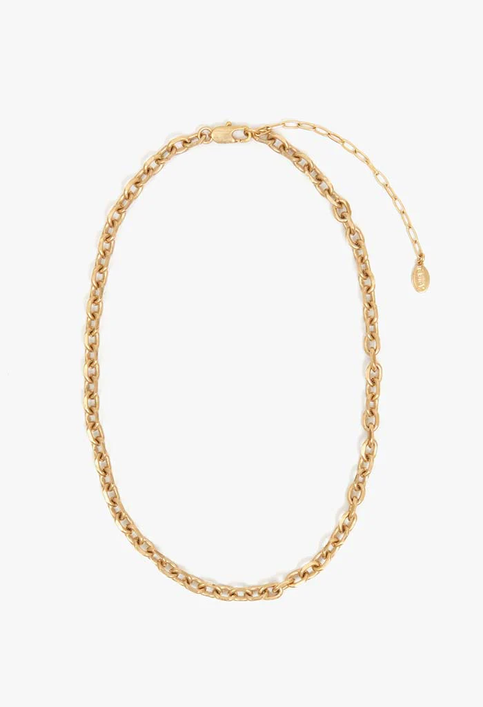 Charm Chain Necklace 16''- Vintage Gold - Image 3