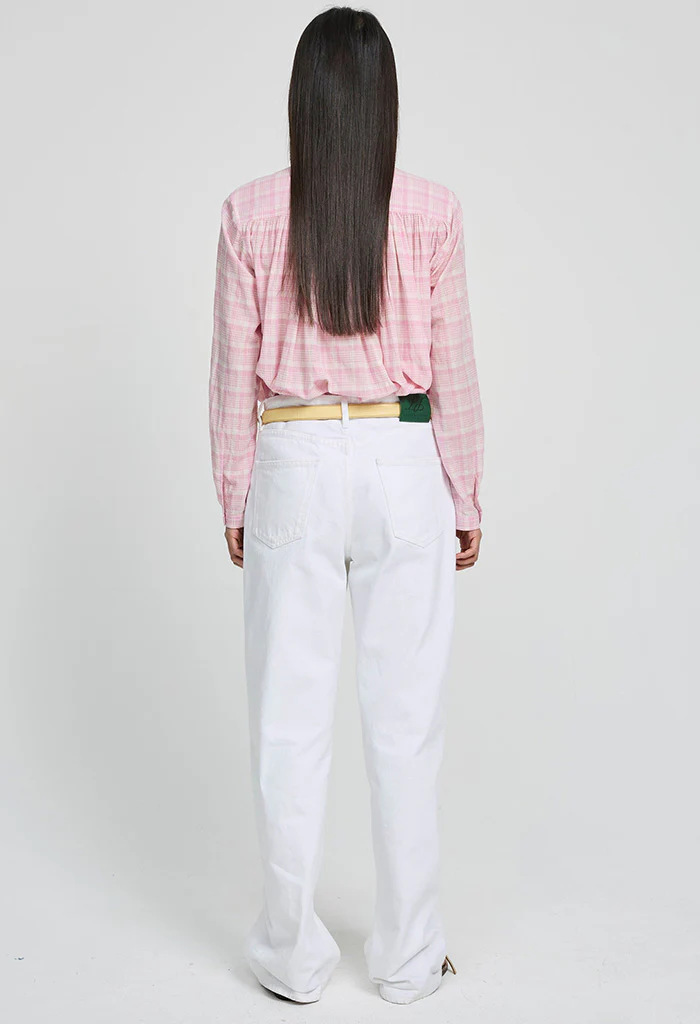 Cigar Blouse - Pink Checks - Image 5