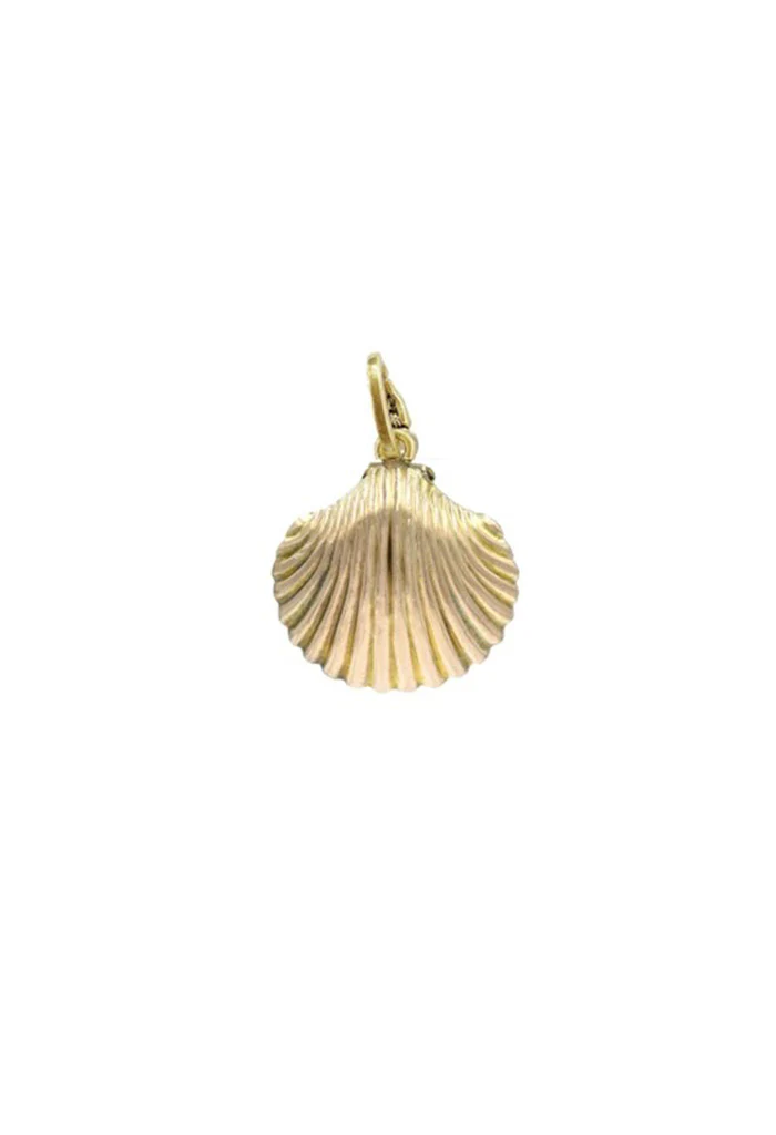 Clamshell Locket - Vintage Gold