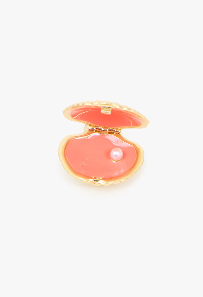 Clamshell Locket - Vintage Gold - Image 2