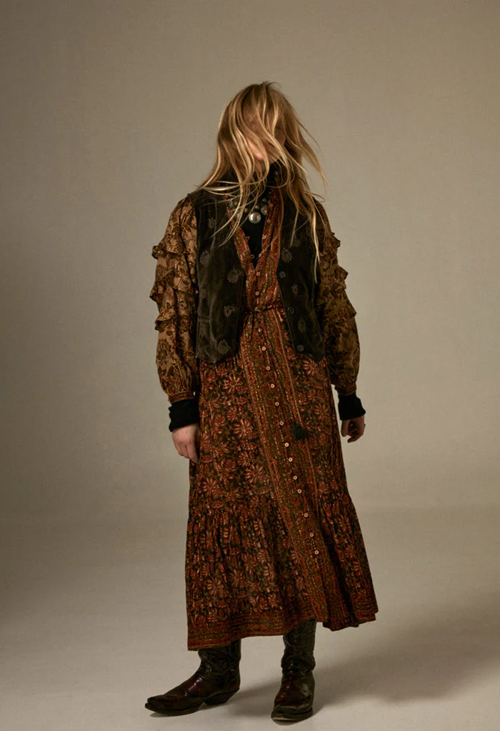 Claudine Dress - Autumn Leaves - Image 5