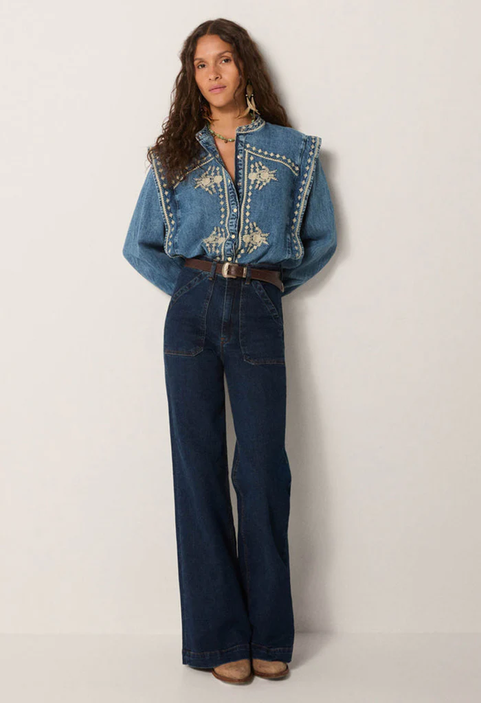 Clyde Pant - Dark Denim - Image 2