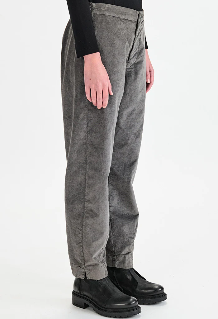 Cotton Slim Pant - Grey - Image 2