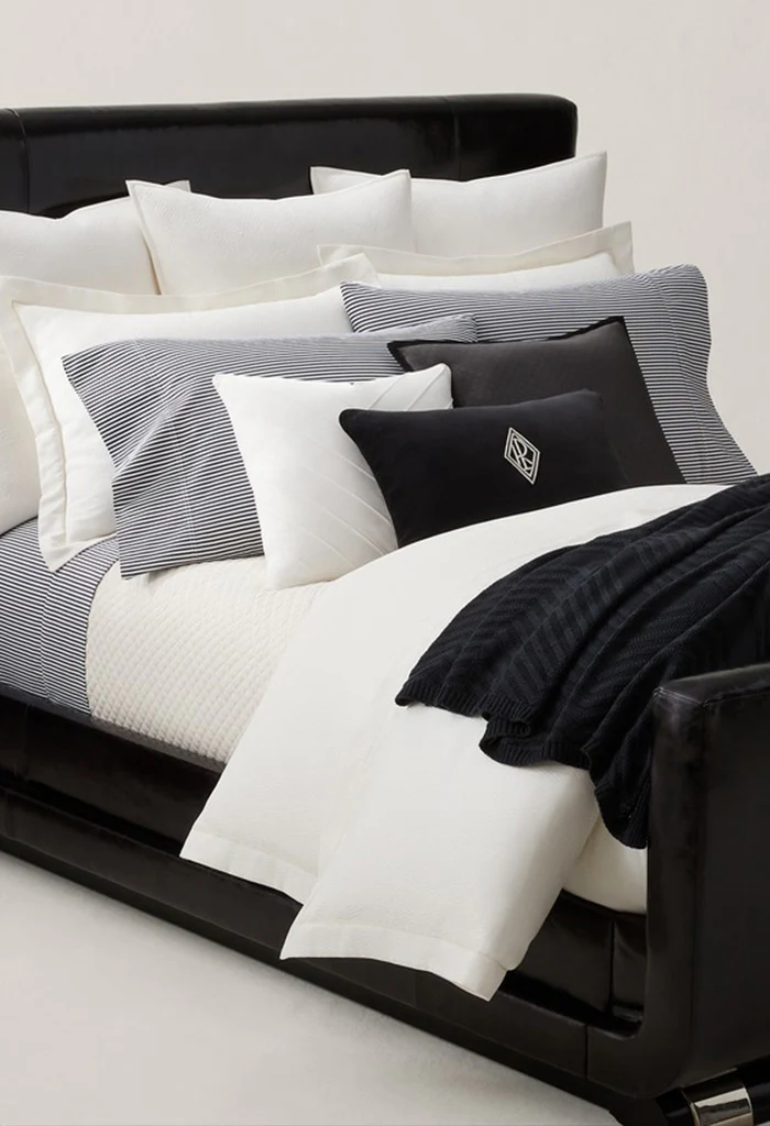 Park Row Percy Cushion Cover - Black - Image 4