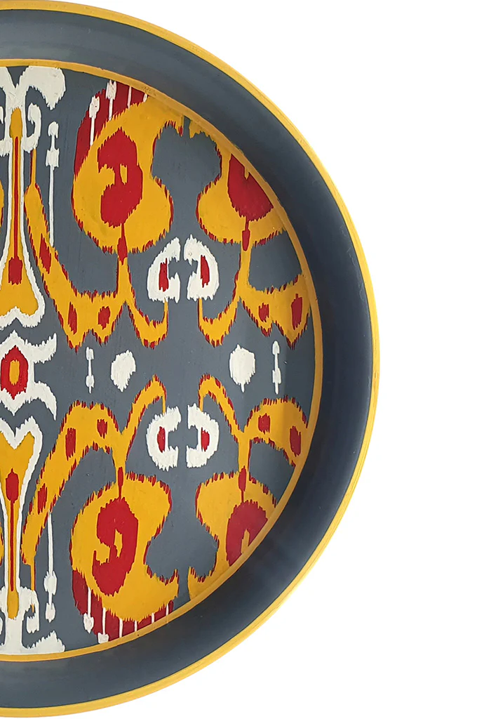 Decorative Iron Tray - Batik - Image 3