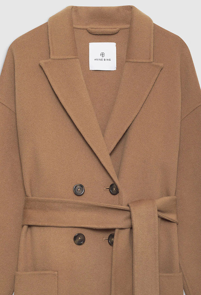 Dylan Coat - Camel Cashmere Blend - Image 4