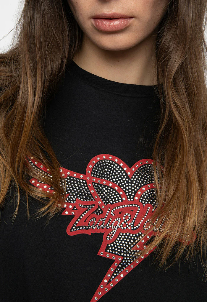 Edwin HC Heart Wings Strass - Image 3